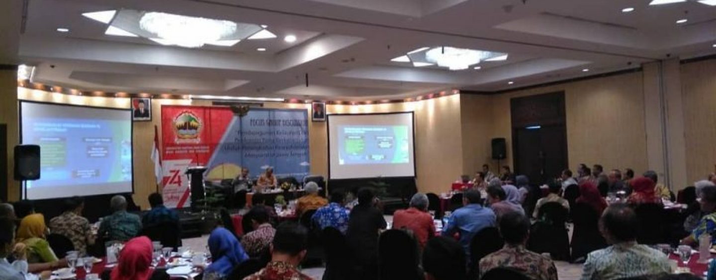 FGD Development of Sustainable Marine and Fisheries in Central Java Province, Semarang, August 9-10, 2019