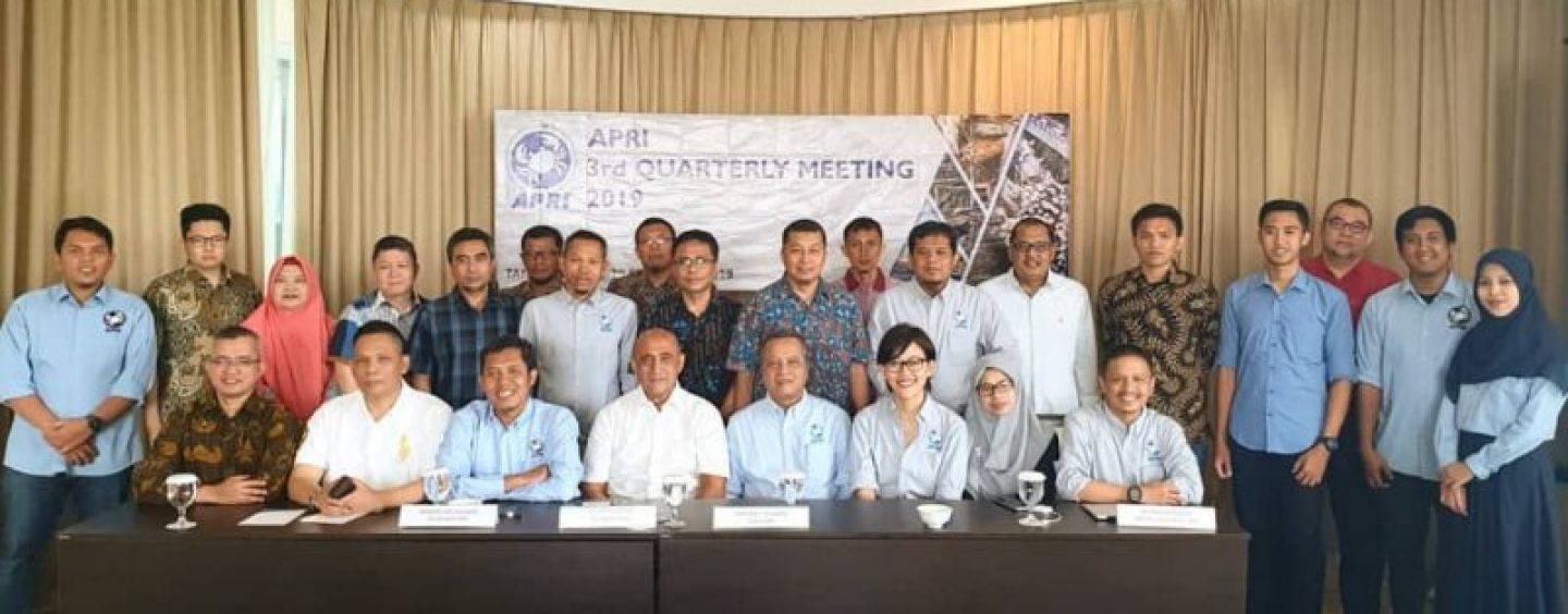 APRI 3rd Quarterly Meeting in 2019, Tangerang, September 28-29, 2019