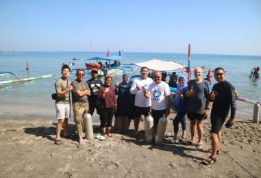 Visit Restocking Site with Mr. Oded Zmora and Prof. Yushinta Fujaya in Situbondo, East Java