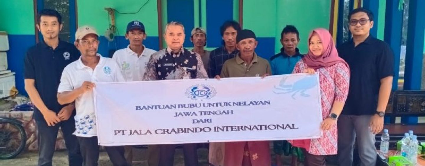 PT. JCI Distributes Crab Pots to Blue Swimming Crab Fishers in Demak to Support Sustainable and Traceable Fisheries