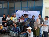 TRO Handy Seafood Inc Distribution Crab Traps for Fishing Gear Swap Program in Bangkalan, Madura for Sustainable Blue Swimming Crab Fisheries