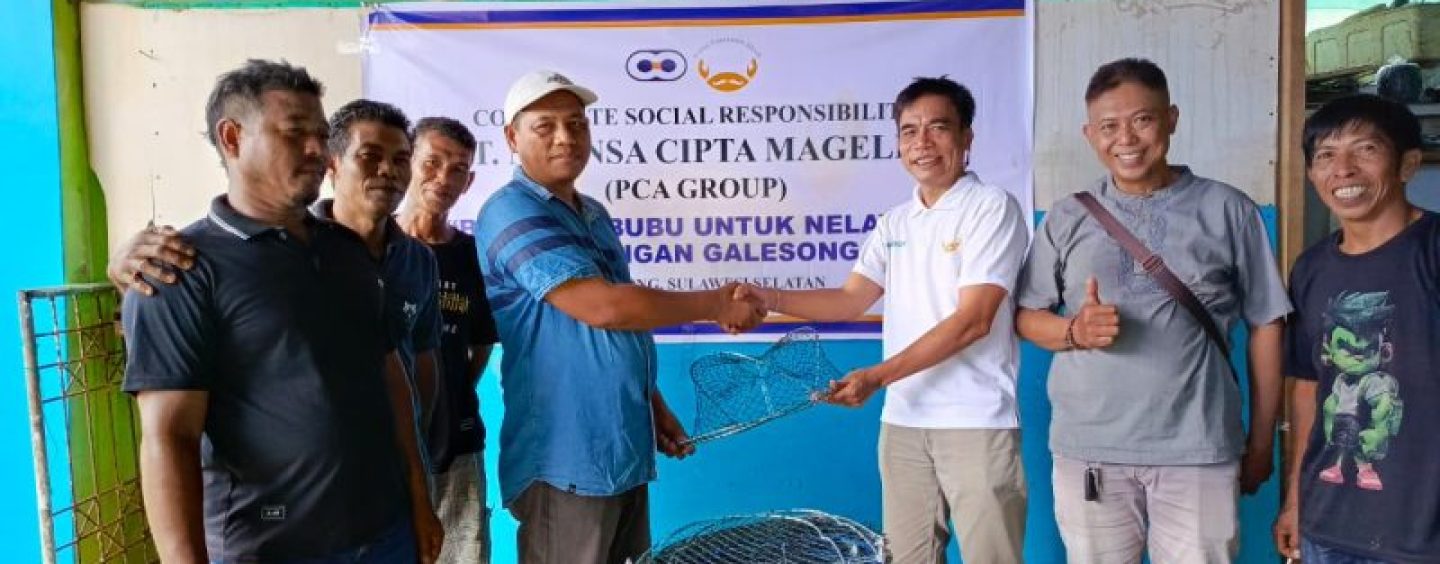 PCA Group Accelerates Crab Trap Distribution in Galesong, Takalar to Support Sustainable Fisheries